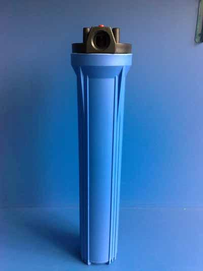 供应20寸蓝色滤壳 商用机滤瓶 3分口滤筒 4分口/6分口净水器滤壳