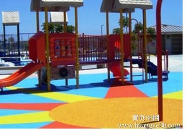 幼儿园塑胶塑胶幼儿园铺装硅pu地坪漆塑胶羽毛球场人造草图片