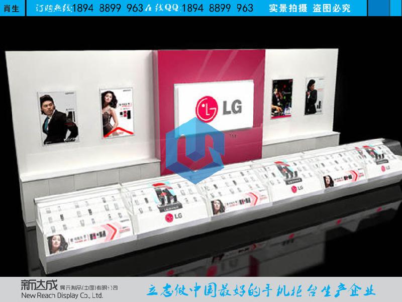 供应湖南LG手机展示柜厂家图片