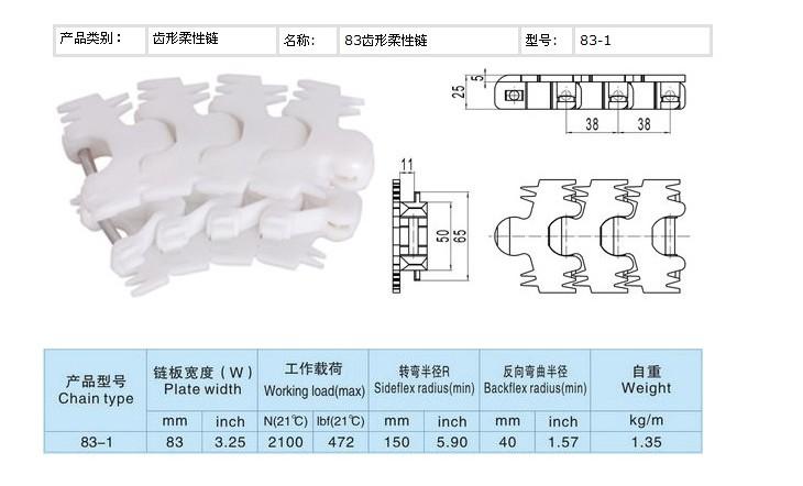 上海市柔性输送塑料链板/全国促销热卖中厂家