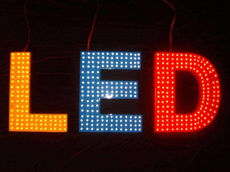 供应常年销售大量优质冲孔字 量大价优 LED发光字