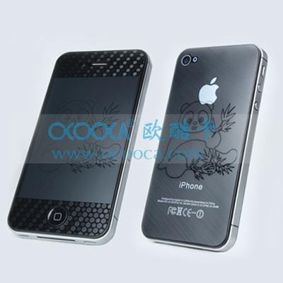 供应2012新款iphone手机3D膜,国宝熊猫3D膜