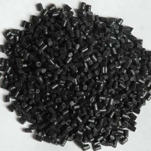 二级黑色塑料颗粒低压管道颗粒PE批发