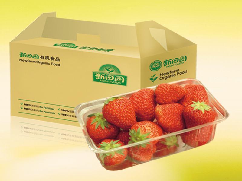 供应有机草莓 有机草莓礼盒  有机水果礼盒 新田园有机食品俱乐部