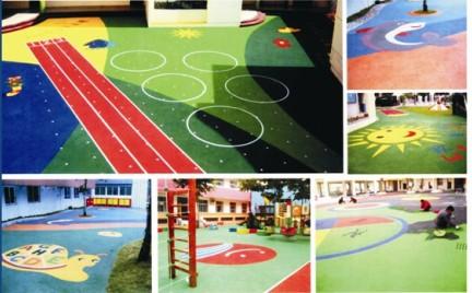 重庆幼儿园防滑安全塑胶地垫批发