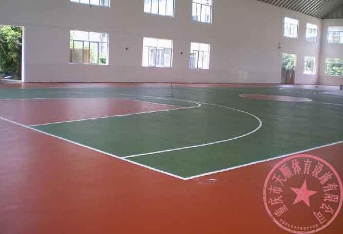 重庆防滑彩色EPDM安全地垫，四川硅PU篮球场新市场材料行情