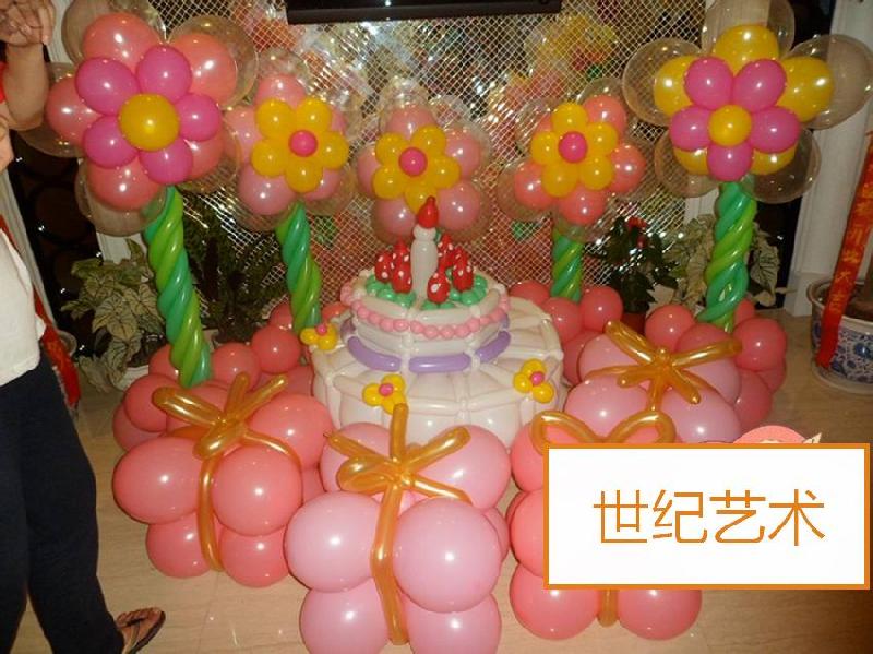 供应深圳东莞宝宝百日宴布置弥月周岁生日布场 100天宴会气球场地布置