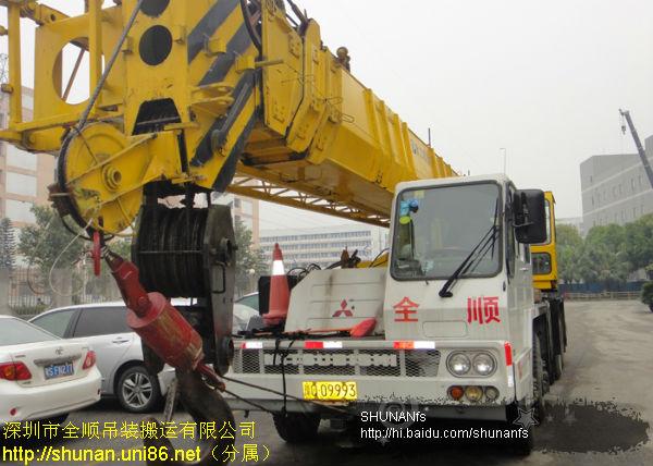 供应深圳松岗吊机吊车25吨汽车吊图片