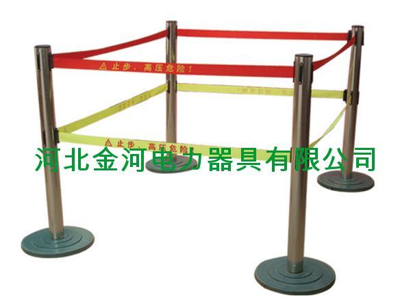 供应安全防护围栏不锈钢带式伸缩围栏2.5米伸缩围栏价格（金河电力