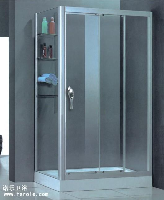 供应厂家直销钢化玻璃简易淋浴房制造商