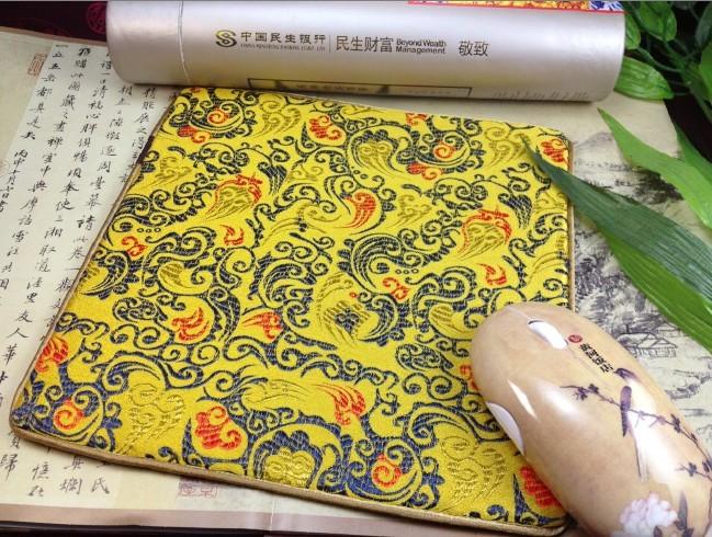 供应杭州丝绸鼠标垫旅游文化礼品