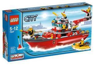 供应城市系列消防船7207乐高