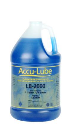 ACCU-LUBE 阿库路巴 植物型金属切削润滑油 LB-2000 植物型金属切削润滑油LB2000