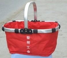 供应北京定制折叠购物篮、折叠购物袋