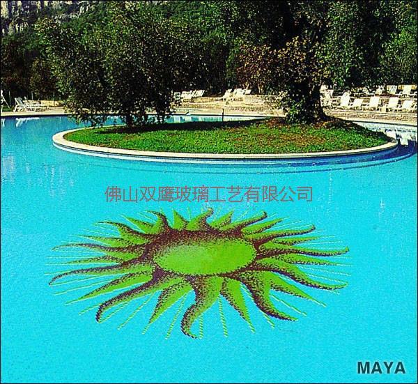 四川内江市园林泳池玻璃马赛克批发