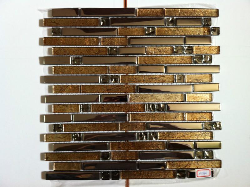 供应金箔玻璃马赛克厂，25，48规格的金箔马赛克，价格最便宜的供货厂