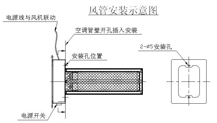 供应风管式电子除尘净化器