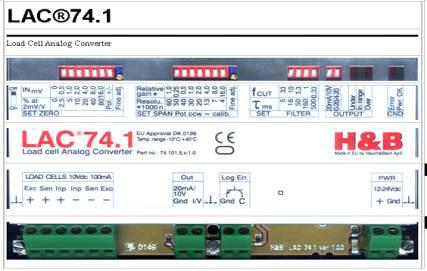 供应HBLAC74.1称重变送器