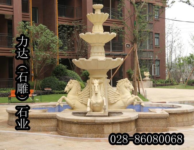 遂宁市四川力达汉白玉喷泉雕塑厂家