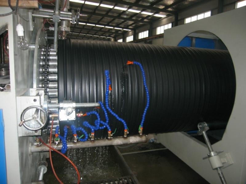 青岛PE大口径钢带缠绕管生产线价批发