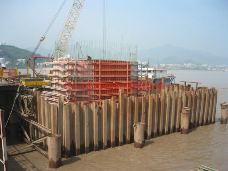供应江西拉森钢板桩施工1 承接钢板桩钢结构施工图片