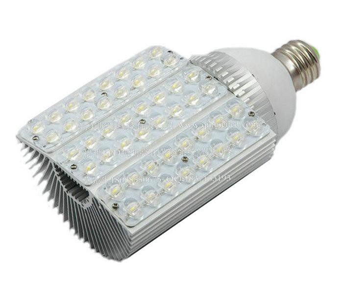 供应60W大功率LED节能路灯头丨60瓦庭院照明灯丨E40路灯头