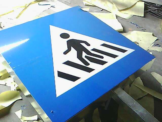 供应安康标志牌电力安全牌景区指示标牌道路施工标牌反光标志牌制作铝板标