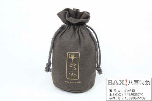 供应大连高品质麻布茶叶袋麻布包装袋设计加工厂家