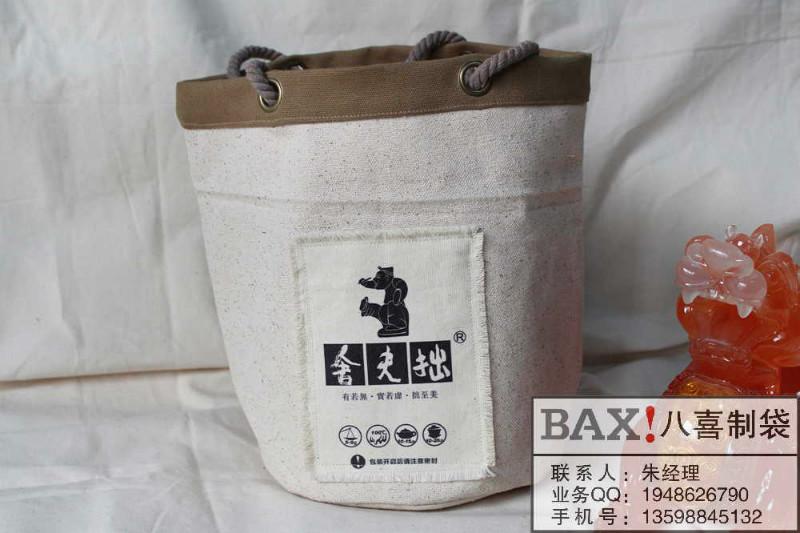 供应杭州帆布茶叶袋产品外包装袋手提袋专业厂家制作