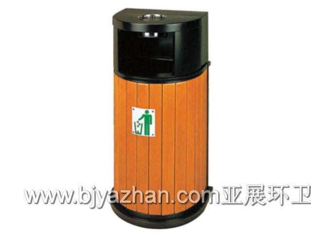 供应木条分类垃圾桶LW-039