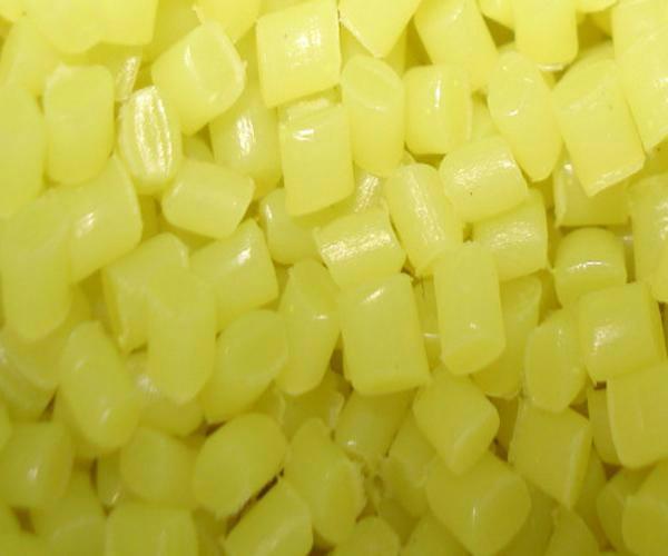 一级再生颗粒黄色PVC再生塑料颗粒批发