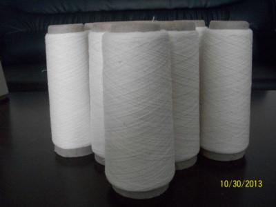 供应现货本白针织用纱气流纺仿大化21支涤棉纱