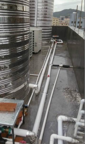 供应空气能水泵坏了怎么办，腾波热水专业维修空气能热水器图片