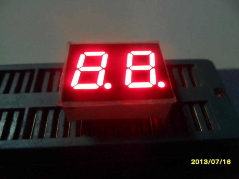 供应晶元0.3英寸两位led数码管共阴红光