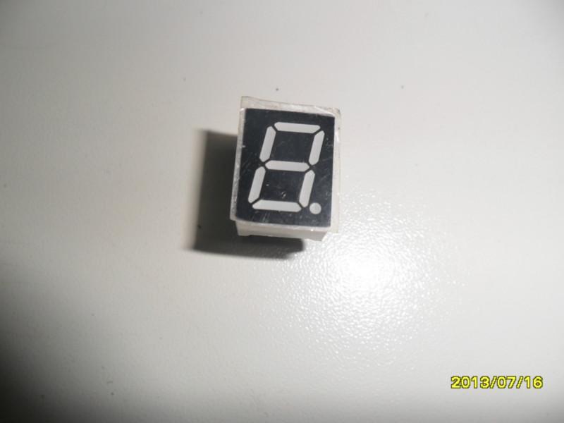供应晶元0.39英寸一位led数码管共阳兰光