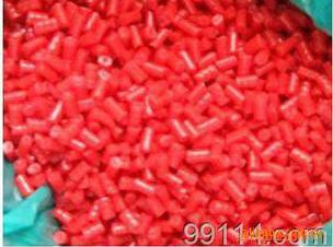 供应PVC颗粒再生料注塑料红色图片
