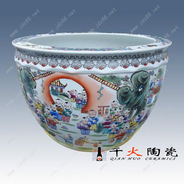 高档陶瓷大缸定制定做 景德镇唐龙陶瓷定做陶瓷大缸