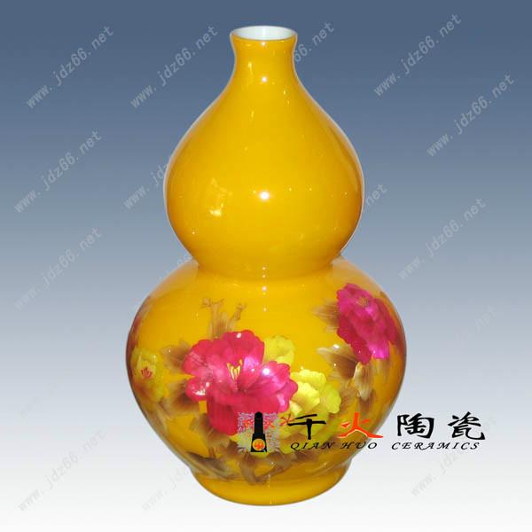 供应麦秆画大花瓶 花开富贵花瓶价格 订做陶瓷花瓶厂家