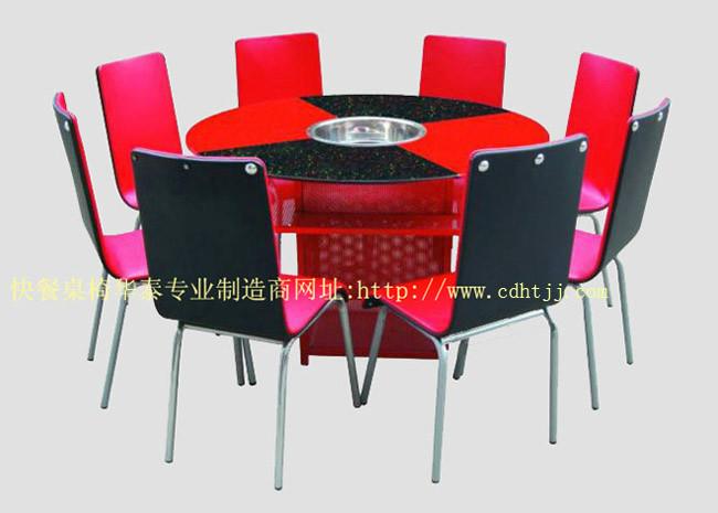 火锅店桌椅，串串香火锅桌椅，钢化玻璃火锅桌，实木火锅桌，火锅椅-直销