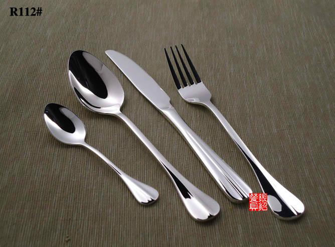 供应银貂R112系列西餐餐具主餐匙/不锈钢餐具西餐刀叉勺状元刀叉