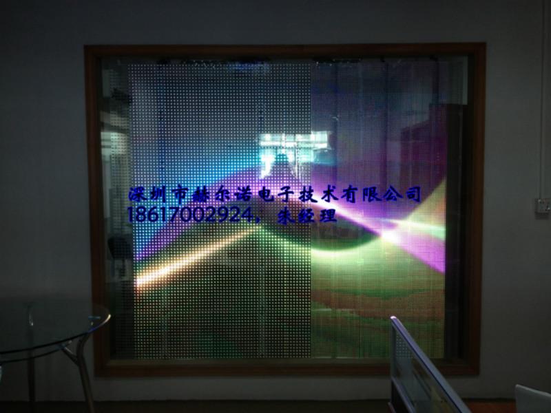 深圳市P14.65玻璃幕墙LED显示屏厂家