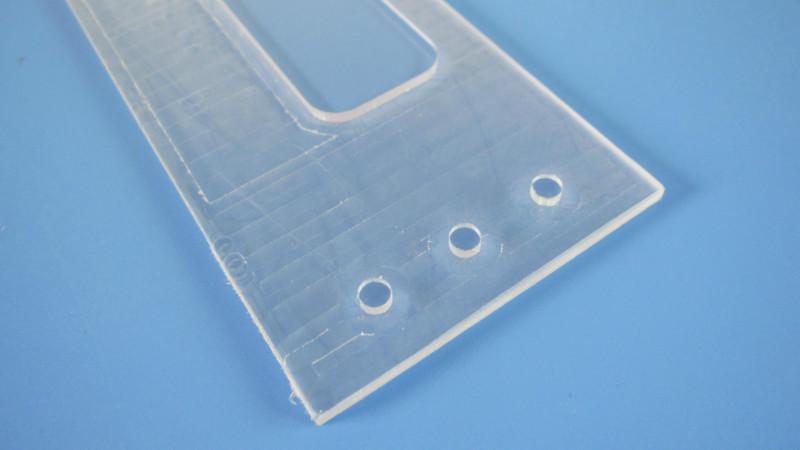 绅尔透明8mmPC耐力板折弯塑料件、PC板设备配件定做、PC塑料件