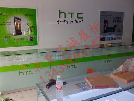 供应北京HTC手机展柜制作HTC手机柜台制作