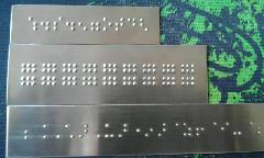 供应不锈钢盲文板供应商 不锈钢盲文牌加工图片