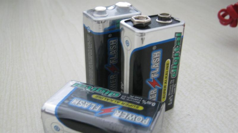 供应9V碱性电池，高功率电池，高性价比