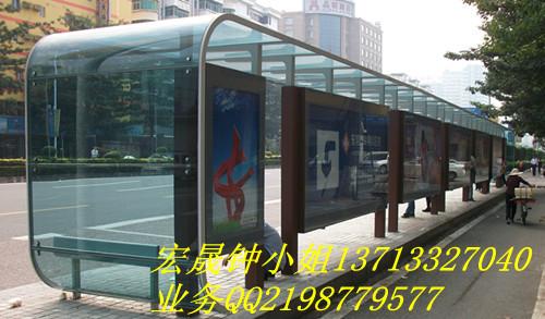 供应黄山市专业设计公交候车亭的厂家图片