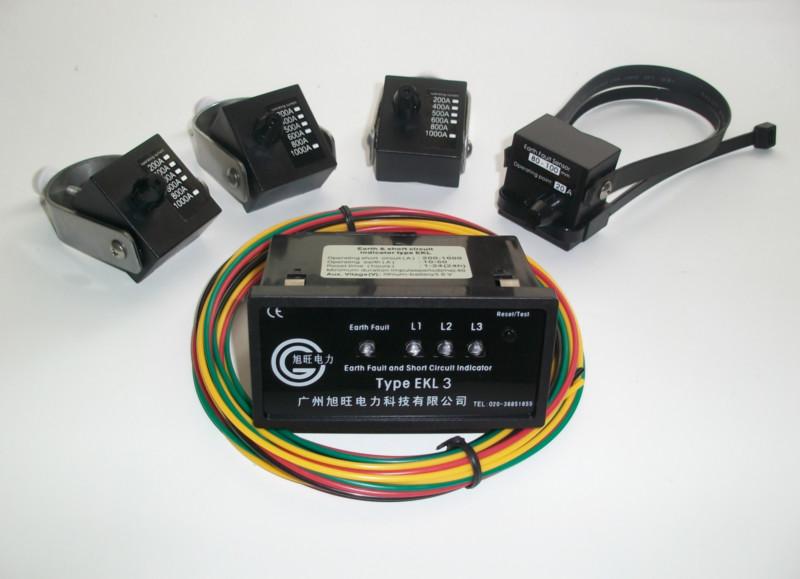 供应广州面板型故障指示器EKL3（带光纤输出）