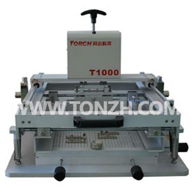 供应SMT台式半自动精密丝印机T1000