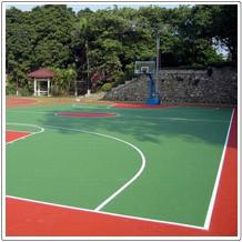 重庆市PU篮球场厂家重庆篮球场工程施工_3mm篮球场_PU塑胶