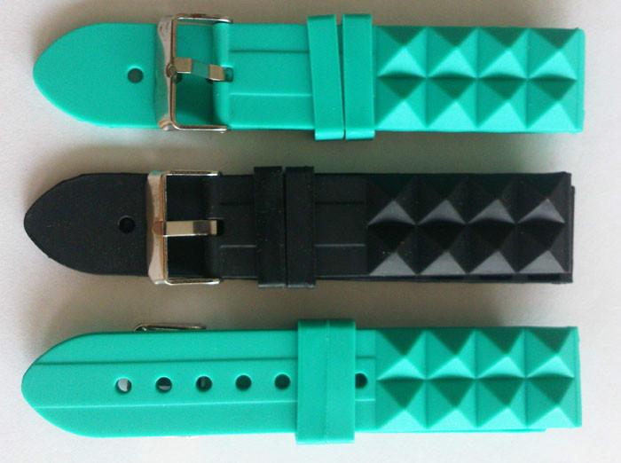 供应橡胶表带东莞硅胶表带厂家 硅胶手表带定制 厂家直销 橡胶表带图片